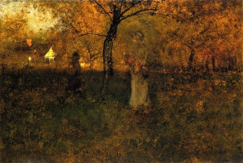 George Inness In the Orchard, Milton